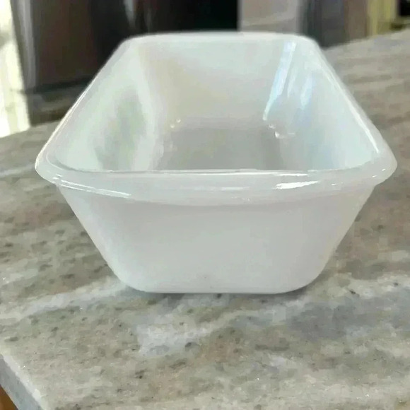 Glasbake Blueberry Loaf Dish 1-1/2 Qt. vintage Made in the USA. #522 - Picture 6 of 11